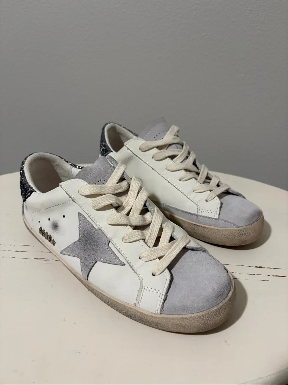 Golden Goose White Superstar Leather Sneaker size 37  Women’s
